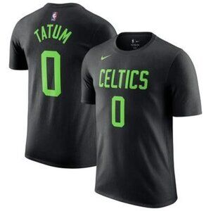 Boston Celtics Jayson Tatum #0 2024 City Edition Name & Number Nike T-Shirt Medi
